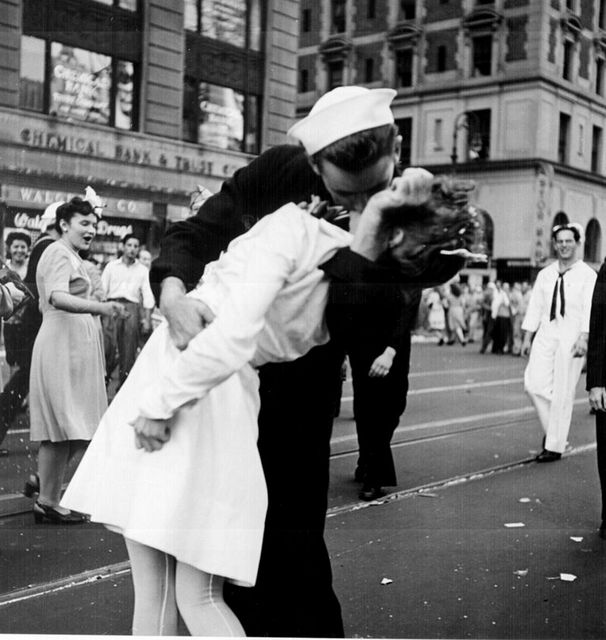 Kissing the War Goodbye | Times Square New York | Vintage Photo
